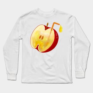 Cute Apple Juice Long Sleeve T-Shirt